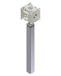 Bevel gear with spindle and support tube 3043