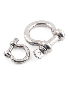 Bow Shackles - 316 / A4 Stainless Steel - BOW-SHACKLE-SCREWPIN-A4-14