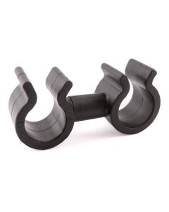 Cable and Pipe Clip – Swivel Type (Assembled) - PCC-1-1-0125-BLK