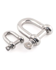 D Shackles - 316 / A4 Stainless Steel - DSHACKLE-SCREWPIN-A4-19