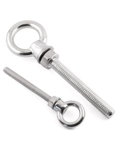 Long Lifting Eye Bolts - 316 / A4 Stainless Steel - EYE-BOLT-A4-LONG-12120