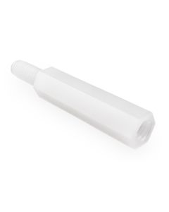 Nylon Hexagon Male-Female Spacer - SPMF-4007-8-5.5-8-NAT