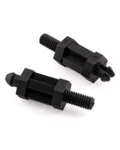 Two Prong Threaded Locking Circuit Board Supports - TLCBS-2P-V2-0040-BLK