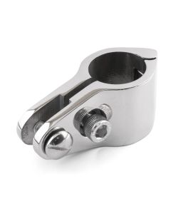 Bimini Hinged Jaw Clamp Slides - 316 / A4 Stainless Steel - TOP-SLIDE-SCREWPIN-A4-25