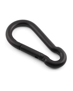Matt Black Spring Hooks - 316 / A4 Stainless Steel - SPRING-HOOK-A4-6060-MATTBLK