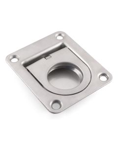 Flush Lifting Pull With Spring - 316 / A4 Stainless Steel