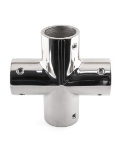 Four Way Tee - 316 / A4 Stainless Steel - TEE-FOURWAY-A4-22