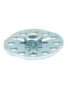 Hexagonal Nut on Octagonal Base Plate - Blind - BN-O-M10