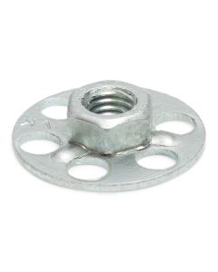 Hexagonal Nut on Round Base Plate - Blind - BN-R-M3
