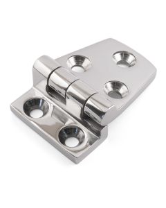 Perpendicular Offset Door Hinges - 316 / A4 Stainless Steel - OFFSET-LEAF-HINGE-A4-54
