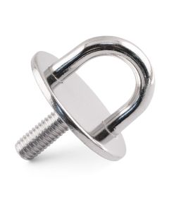 Round Eye Plates with Stud - 316 / A4 Stainless Steel - ROUND-EYE-PLATE-STUD-A4-M6