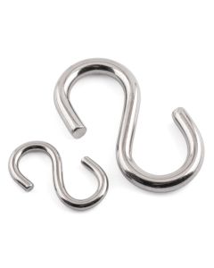 S Hooks - S-HOOK-SYMMETRIC-A4-8064 - 316 / A4 Stainless Steel