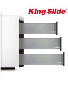 SIMLEAD Metal Drawer System - Grey - MACA-138-1N86-500-GREY