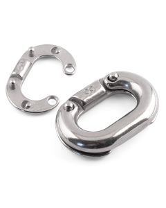 Split Connecting Chain Links - CHAIN-EMERGENCY-LINK-A4-6