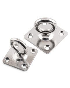 Swivel Eye Plate - 316 / A4 Stainless Steel - SWIVEL-SQUARE-EYE-PLATE-A4-5