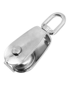 Swivel Eye Single Wheel Pulleys with Removable Wheel - SWIVEL-EYEPULLEY-STD-A4-25M
