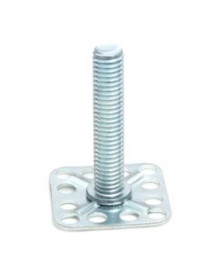 Threaded Stud on Large Square Base Plate - TS-LS-4025