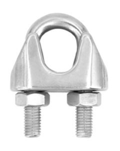 Wire Rope Grips - WIRE-ROPE-DIN741-A4-2 - 316 / A4 Stainless Steel