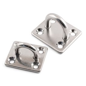 Square Eye Plates - 316 / A4 Stainless Steel