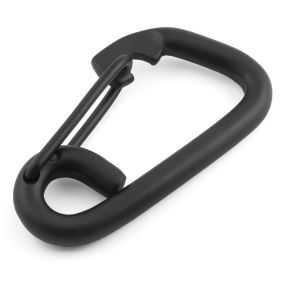 Matt Black Formed Eye Carbine Hooks - 316 / A4 Stainless Steel