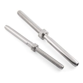 Wire Rope Swage Stud Terminals With Nut - 316 / A4 Stainless Steel