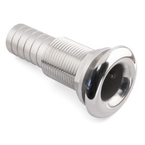 Thru-Hull With Hose Connection - 316 / A4 Stainless Steel