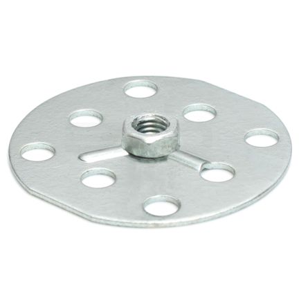 Hexagonal Nut on 50mm Round Base Plate Sighted SN LR M6 SD