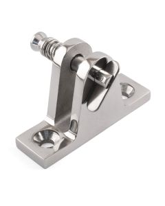 90° Deck Hinge with Removable Pin - 316 / A4 Stainless Steel