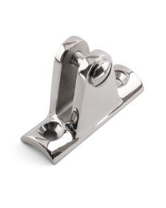 90 Degree Deck Hinge - Concave Base - 316 / A4 Stainless Steel