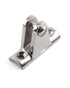 90° Deck Hinge - Concave Base - 316 / A4 Stainless Steel