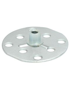 Collar on 50mm Round Base Plate - Blind