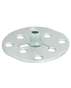 Collar on 50mm Round Base Plate - Blind