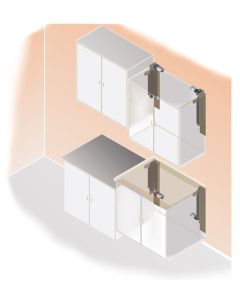 Lifting unit for cupboard systems 4644.00-0000