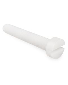 Nylon Cheese Slotted Machine Screws - NCS-8050-NAT