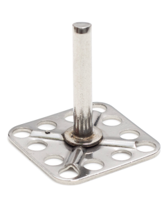 Plain Pin on Large Square Base Plate - PP-LS-47516
