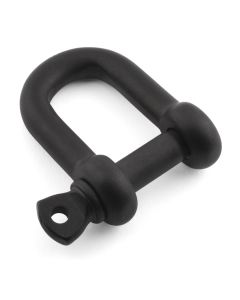 Matt Black D Shackles - 316 / A4 Stainless Steel