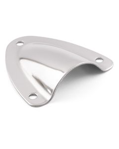 Clam Shell Vent Plate - 316 / A4 Stainless Steel - SHELL-VENT-A4-5755
