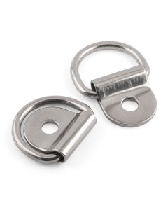 D Ring With Pad Eye - 316 / A4 Stainless Steel