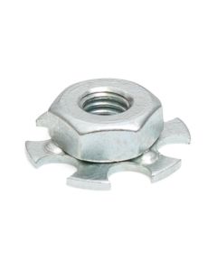 Hexagonal Nut on Perforated Base Plate - Blind