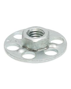 Hexagonal Nut on Round Base Plate - Blind