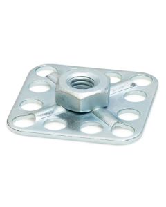 Hexagonal Nut on Square Base Plate - Blind