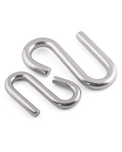 Long Arm S Hooks - LONG-S-HOOK-A4-6MM