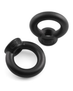 Matt Black Lifting Eye Nuts - 316 / A4 Stainless Steel