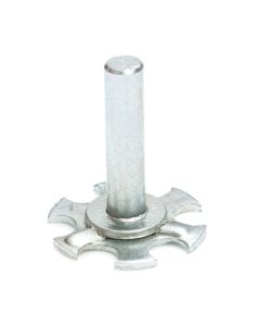 Plain Pin on Round Perforated Base Plate - PP-RP-47512