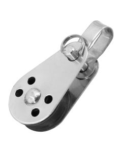 Pulley Block with Removable Pin and Becket - PULLEY-BLOCK-PIN-BECKET-A4-26M