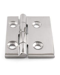 Small Sided Square Hinge - 316 / A4 Stainless Steel