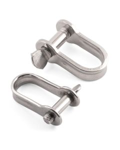 Strip Flat D Shackles - 316 / A4 Stainless Steel