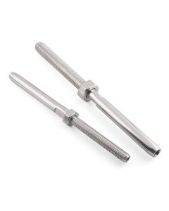 Wire Rope Swage Stud Terminals With Nut - 316 / A4 Stainless Steel