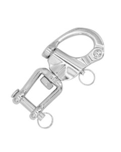 Swivel Jaw Snap Shackles - 316 / A4 Stainless Steel - JAW-SWIVEL-SNAP-SHACKLE-A4-128