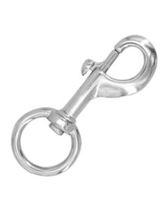 Swivel Round Eye Trigger Dog Lead Hooks - 316 / A4 Stainless Steel - SWIVEL-EYE-BOLTSNAP-A4-10522